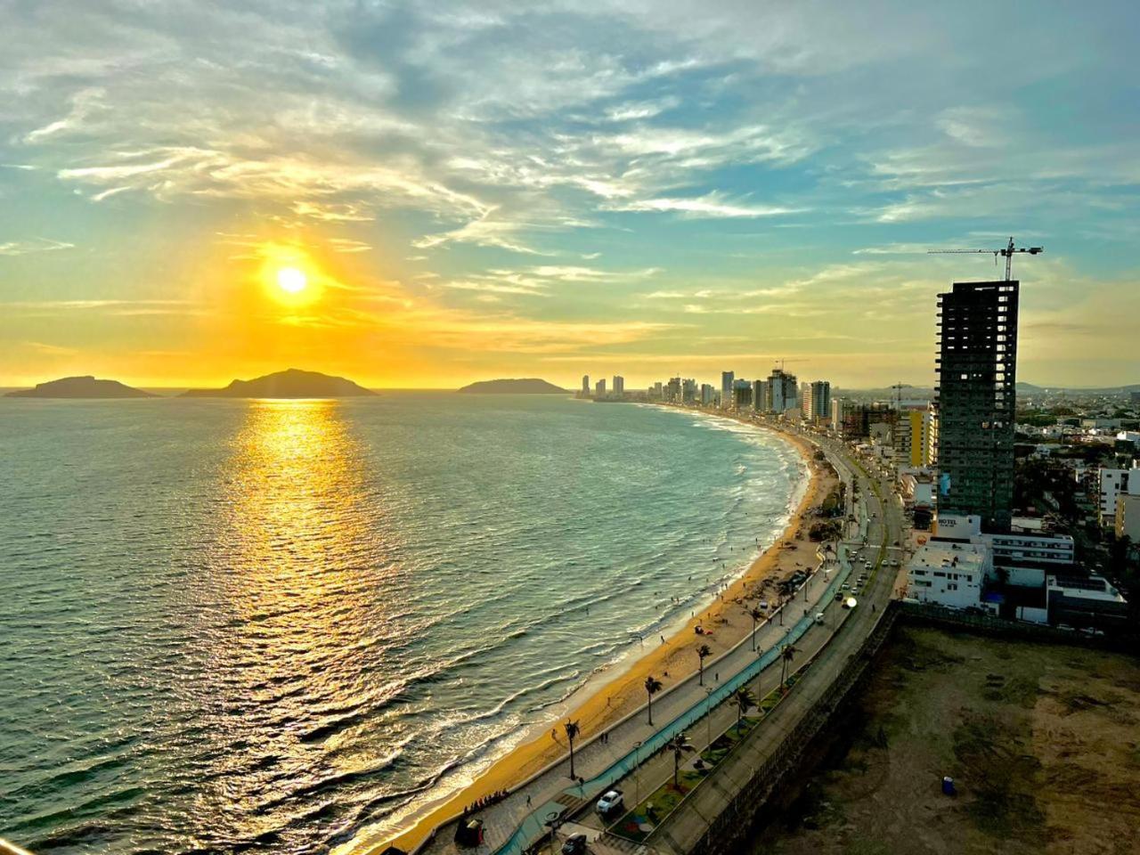 Apartament Sunset View Malecon 1401 Vista Panoramica Al Mar Mazatlán Zewnętrze zdjęcie